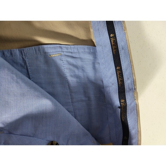 Brook's Brothers Mens Pleated Khaki Shorts Casual Summer Chino Golf Walking - Picture 10 of 10